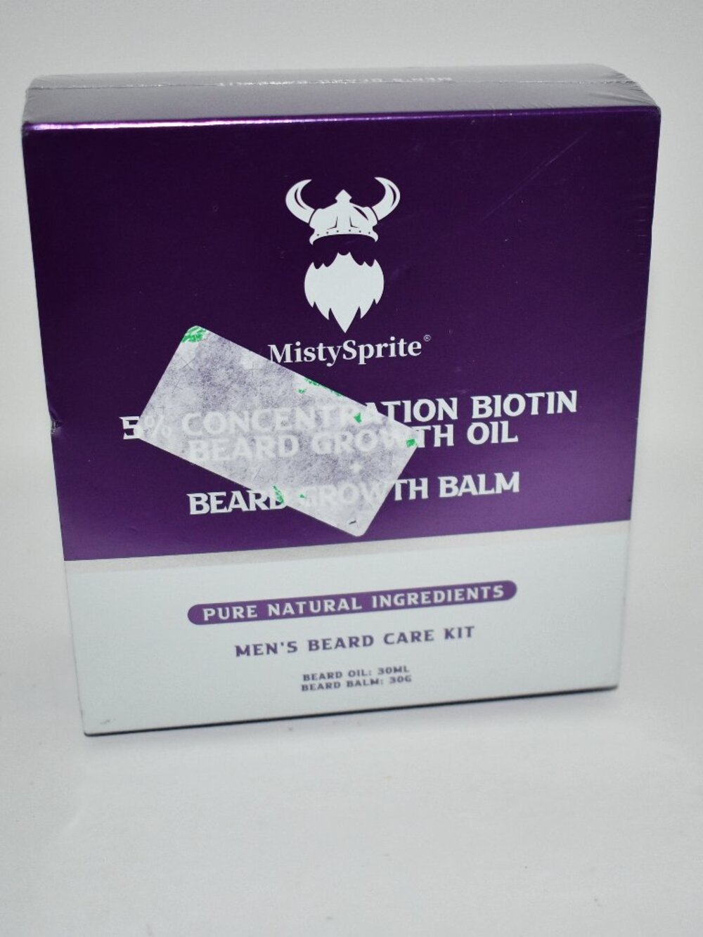 MistySprite Beard Growth Oil, 5% Biotin, 2 oz, Passionate Sunset, NWT